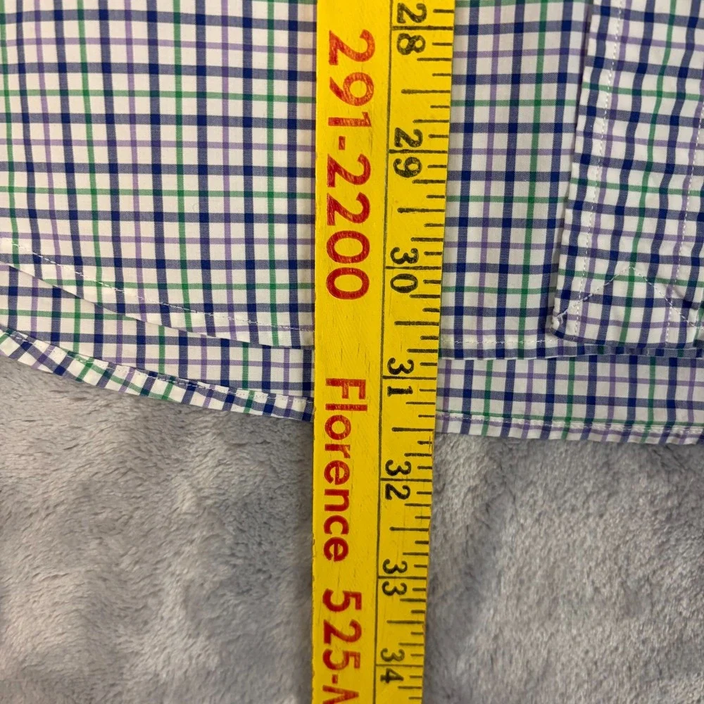 Polo Ralph Lauren Shirt Button Up Mens Large Classic Fit Check Plaid